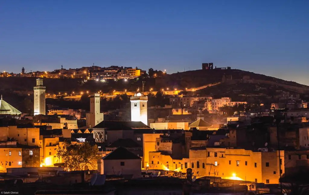 Médina de Fès de nuit